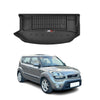 OMAC Premium Bandeja Maletero Alfombrilla para Kia Soul XL 2008-2013 Negro TPE