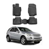 OMAC Alfombrillas De Coche para Mercedes M Class W164 2005-2011 Negro TPE 4Pza