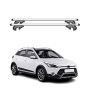 Menabo Barras de Techo Baca para Hyundai i20 GB Active 2015-2020 Gris Alu 2Pza