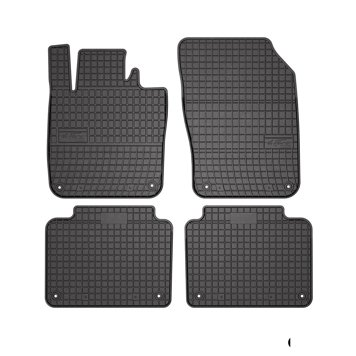 OMAC Alfombrillas De Coche para Volvo S90 2016-2024 Negro Goma 4Pza