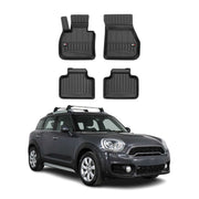 OMAC Premium Alfombrillas De Coche para Mini Countryman F60 2017-2024 Goma 4x