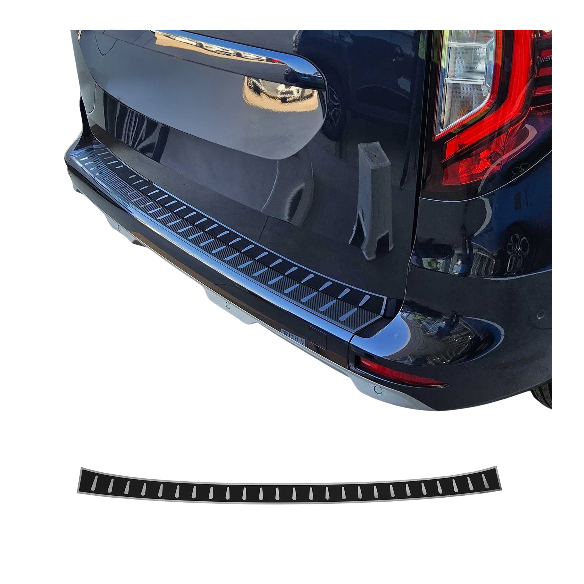 Protector Parachoques para Mercedes Citan 2021-2025 Lámina carbono