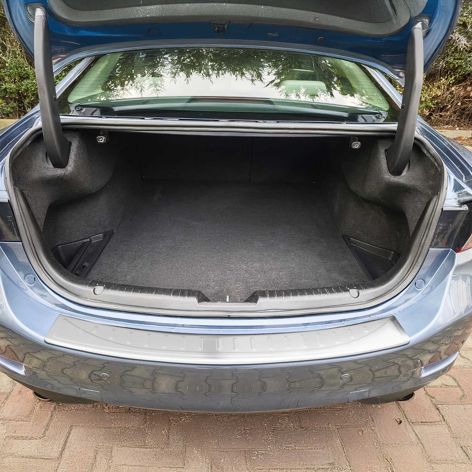 Protector de Parachoques Trasero para Mazda 6 2012-2015 Wagon Acero cepillado