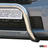 Bull Barra Frontal para Daihatsu Terios 2009-2018 Plata Brillante Acero 1Pza