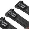 Barras de Techo Baca para VW Transporter T5 Caravelle Multivan Negro Aluminio 3x
