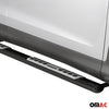 Par de Estribos Barras Laterales para Honda CR-V 2016-2018 Negro Brillante Acero
